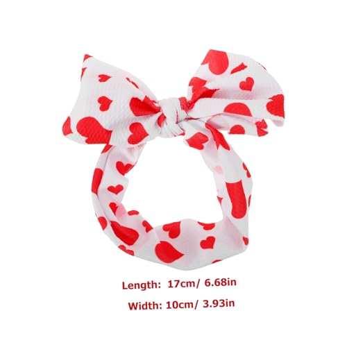 VICASKY Girl Bow Headband Floral Print Fabric Wide Hairband for Newborn Party Accessories Birthday Gift Hairband2