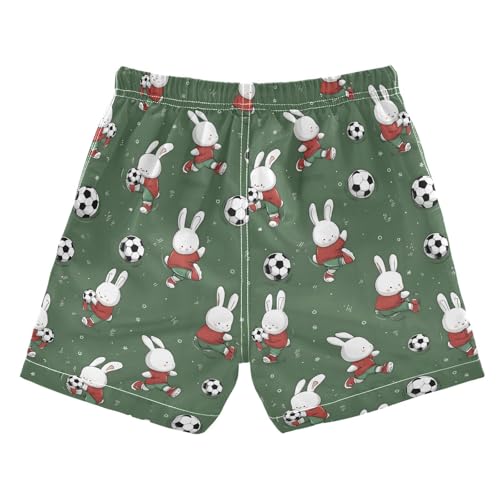 Boys Swim Trunks Quick Dry UPF 50+ Beach Board Shorts Kids Bathing Suits Swimsuit 2T Rabbit Kick Ball2