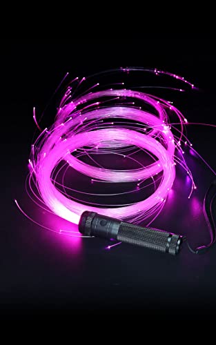 LQMEILI 6ft LED Fiber Optic Whip Dance Space Whip with 12 Colors 36 Color Modes 360 Swivel Pixel Rave Whip Rave Lights for Gift Dancing Parties Music Festival Christmas Carnival