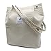 Aphoraeny Corduroy Tote Bag for Women Cute Totes Shoulder Bag with Inner Pocket for Work Beach Shopping Travel Grocery (Beige)