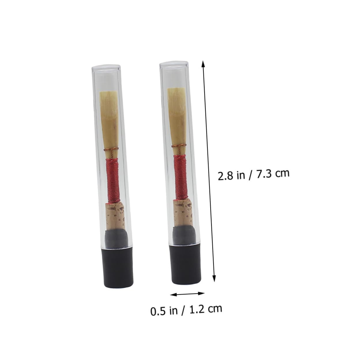 OFFSCH 2Pcs Oboe Reeds Natural Cane Replacement for Oboe Instruments for Beginners and Performances Producing Warm Full Bodied Sound and Easy Maintenance