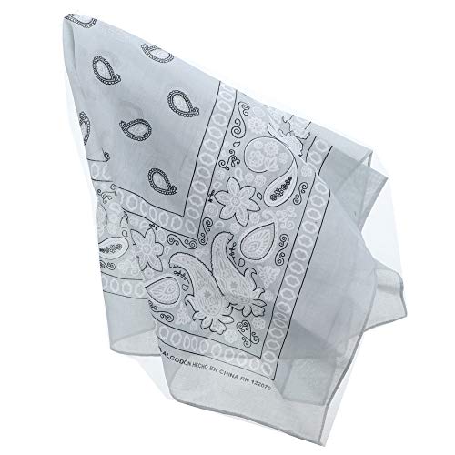 Image of Motique Accessories Extra Large Paisley Bandana 27x27 Inch