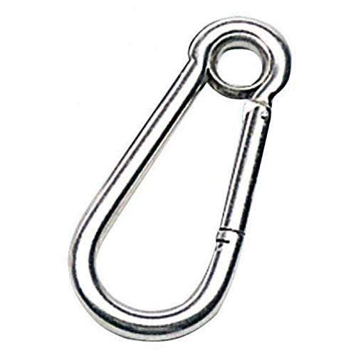 Mousqueton de 8 mm OSCULATI inox poli pour sécuriser vos sorties en mer