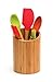 Lipper International 8827 Bamboo Wood Kitchen Tool Holder, 5-1/2