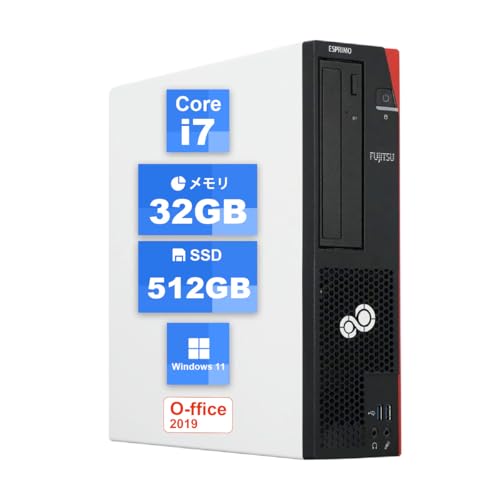Windowsデスクトップ ESPRIMO D588/TX i7-8700 32G SSD512G+HDD1 ESPRIMO D588/TX i7-8700 32G SSD512G+HDD1