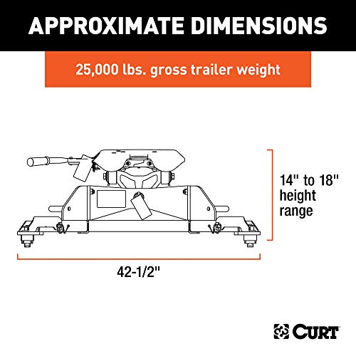 Curt 16046 A25 5Th Wheel Hitch, 25,000 Lbs thumb #1