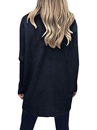 ANRABESS Womens Oversized Turtleneck Batwing Long Sleeve Casual Cozy Baggy Knit Pullover Tunic Sweater 2025 Fall Outfits4