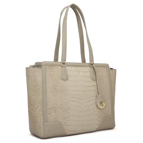 Image of Da Milano Leather Tote Bag Fits Upto 15 inch Laptop