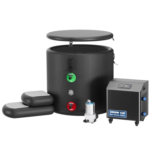 Ice Bath Chiller & Cold Plunge Tub Kit, 1HP Cold