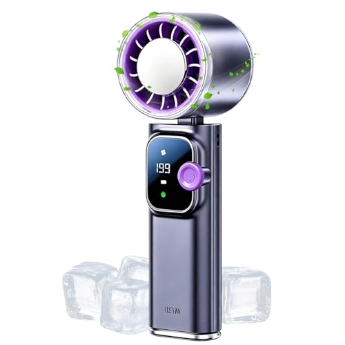 Ventilateur portable contre la chaleur faible bruit et pliable