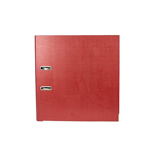 Lever Arch 2-Ring Binder; U.s. Letter Size; For 2 3/4" (7 Cm) Center-To-Center (Cc) Paper Punches (Not For A4 Documents With 8 Cm Cc Spacing) (1 Assembled Binder, Burgundy) #TOP1