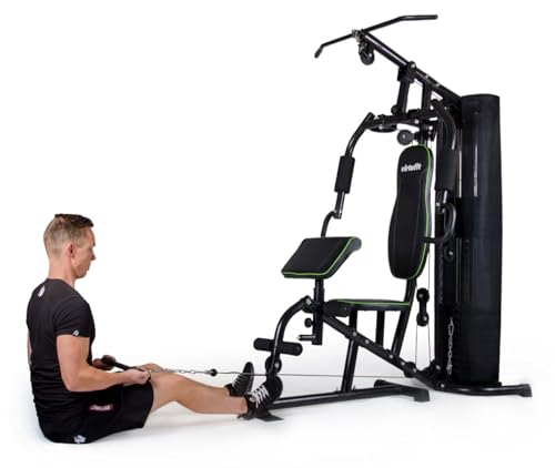 Kraftstation VirtuFit KH100 - Home Gym für Zuhause - Fitnessstation - Multifunktions Trainingsgerät - Latzugturm – Bild 6