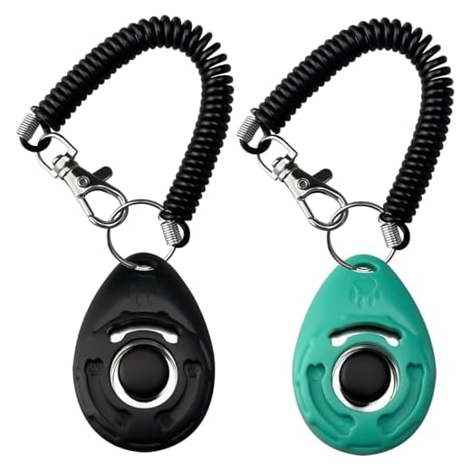 ABSONE Dog Clicker for Training with Wrist Strap, Dog Clicker Trainer Tools