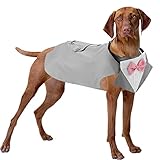 ❋Geeignet für eine Vielzahl von Hundegrößen: Sie können sicher sein, dass Sie unseren formellen Hunde-Smoking wählen, der in 5 Größen (S - XXL) erhältlich ist, um den meisten kleinen, mittleren und großen Hunden zu passen. Wenn Ihr Hund dazwischen liegt oder der Hund untersetzt ist, empfehlen wir, eine größere Größe zu wählen, um sicherzustellen, dass Ihr Hund es bequem hat.