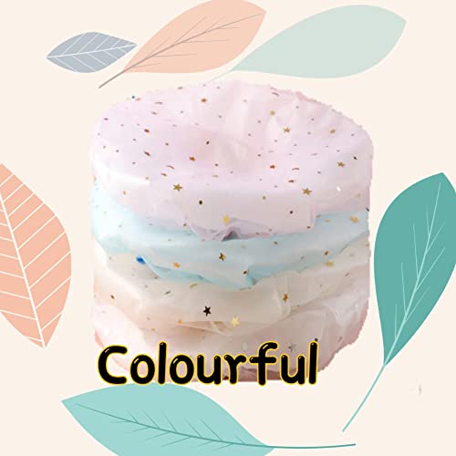 Bath Cap , Waterproof Shower Cap , Reusable Shower Cap For Women Hair Protection, Medium Size Shower Cap For Women & Kid Double Layer Hair Caps , Peva Waterproof (Yellow) #TOP3