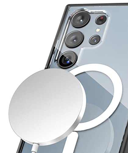 Encased Capa magnética projetada para Samsung Galaxy S23 Ultra, compatível com carregamento e acessó