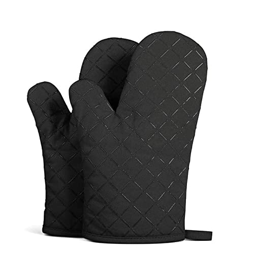 Gants de Four et maniques Cuisine, Gants de Cuisine, Gant pour Four Anti Chaleur Silicone Résistant à Chaleur et Antidérapant, Adaptés pour la Cuisson, Le Grillage, 1 Paire Cover