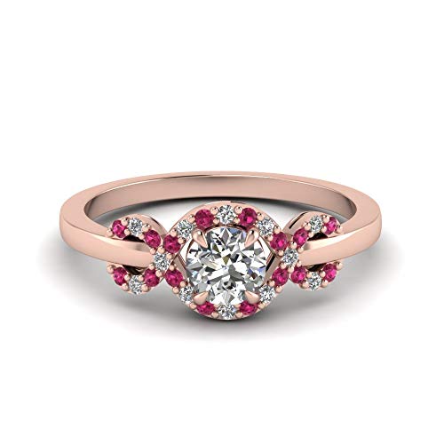 Bague infini halo diamant pour sublimer vos tenues décontractées et moments précieux