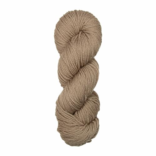 Image of Ganga Alisha Hand Knitting Yarn, 100% Acrylic Pack of 300 GMS (ALS22 - Wood Brown)