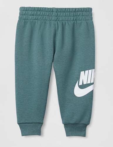 Image of Nike Baby Sportswear Club Fleece Pullover Hoodie and Joggers 2-Piece Outfit Set (Large Swoosh Logo)