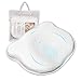 Baby Pillow Newborn, Newborn Pillow Flat Head, Infant Sleeping Pillow, Soft Breathable Memory Foam Baby Head Shaping Pillow Prevent Infant Flat Head Symptom Head Support for Baby 0-12 Months
