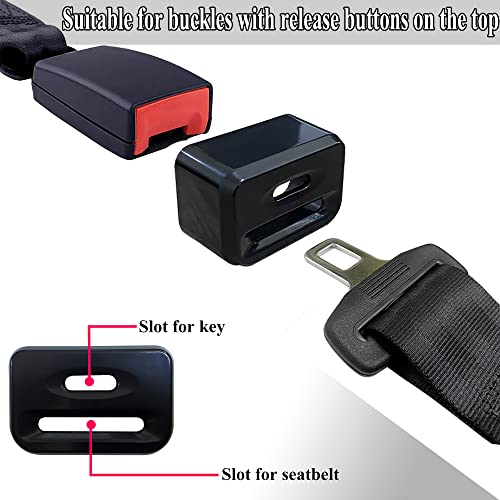 Misseiar 3-Pack Car Seatbelt Buckle Guard, Child Seat Belt Lock Seatbelt Buckle Cover Seat Belt Lock Cover Black Seat Belt Lock, Except For Honda #TOP1