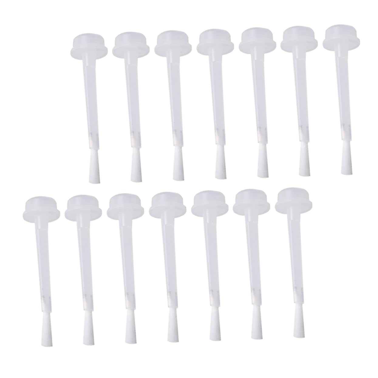 PartyKindom 50pcs Nail Art Brush for Easy Manicure Replacement Dipping Liquid Applicator for Nail Polish for Professional and Home Use Simple Design and Easy Clean Up
