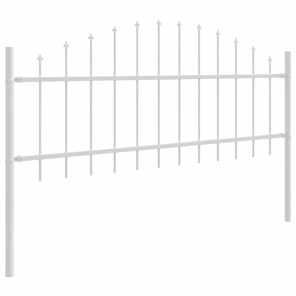 Ogrodzenie ogrodowe WOERDEN 8 sztuk, 170 x 115 cm, ze stali malowanej proszkowo, odporne na warunki atmosferyczne, ochrona przed wzrokiem z łatwą w pielęgnacji powłoką powierzchniową, do