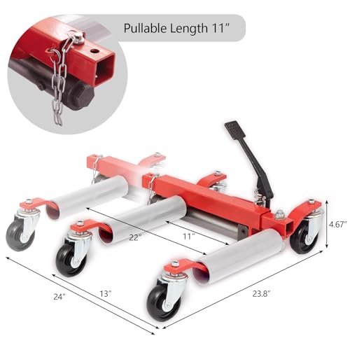 Zhaiupon FCZJ000000V01 Car Wheel Dolly Jack Set Of 2,1500Lbs Hydraulic Car Jack thumb #1