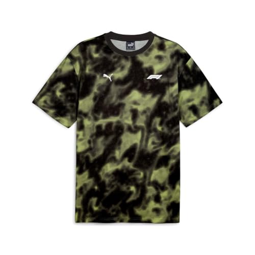 PUMA Men's Formula 1 Graphic T-Shirt, Cool Cucumber-AOP AH24, Small - image 1