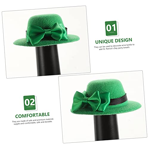 Chapeaux décoratifs bouteille de vin mini accessoires de fête Saint-Patrick - 5
