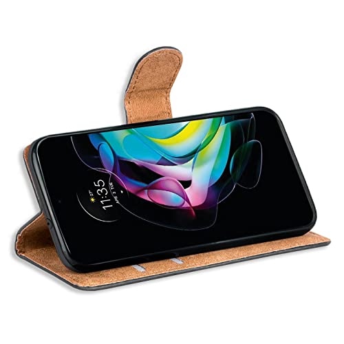 Verco Wallet Case for Motorola Edge 30 Book Cover with Magnetic Closure compatible with Motorola Edge 30 Flip Case with Card Slots Faux Leather - Image 4