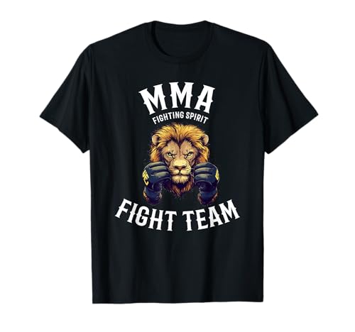 MMA Fight Team - León de las artes marciales mixtas Camiseta