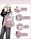 Makukke Schulrucksack Mädchen, Wasserdicht Schulranzen Mädchen 5.klasse 30L Stauraum Schultasche, Rucksack Schule Lässiger Kinderrucksack mit Süßem Anhänger