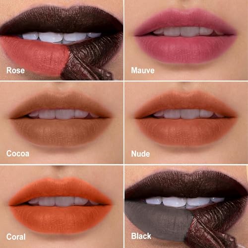 Image of Lip Liner Stain, Peel Off Lip Liner Tattoo, Long Lasting, Transfer-Proof & Natural (Black)