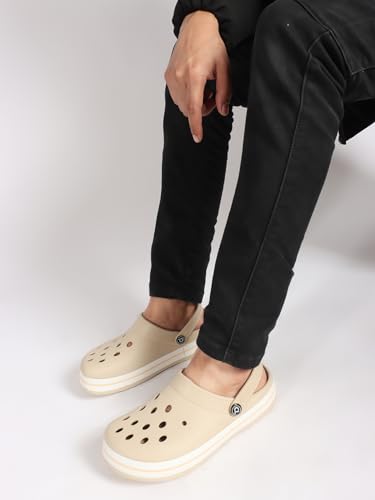 Image of Carlton London Men Comfortable Flat Round Toe Back-Strap Fashion Clog Shoes for Daily use and Casual use