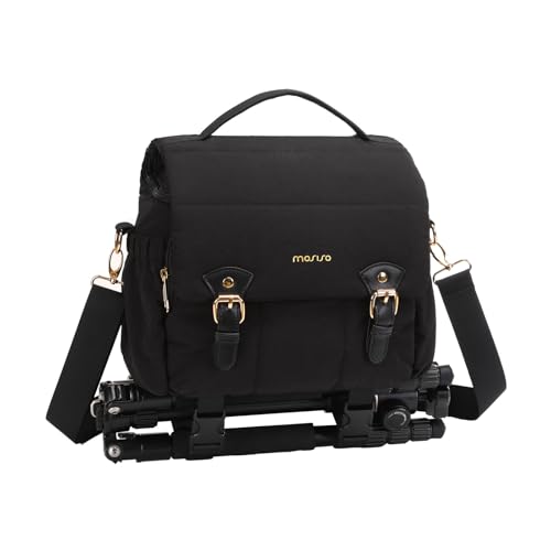 Bolso pequeño para cámara con protección y porta trípode miniatura 1