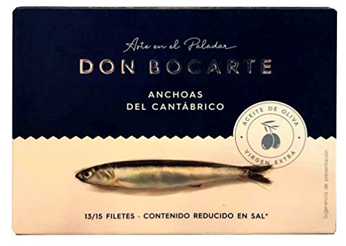 Anchoas del Cantábrico 13/15 filetes, 85 gramos