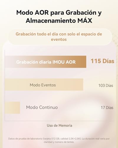 Imou 2.4/5GHz Cámara Vigilancia WiFi Interior, Cámara de Seguridad Doble Lentes, Resolución 4MP+4MP, Visión Nocturna en Color, Audio Bidireccional, Botón para Llamar,Modo Privacidad, Ranger 2C Dual - imagen 13