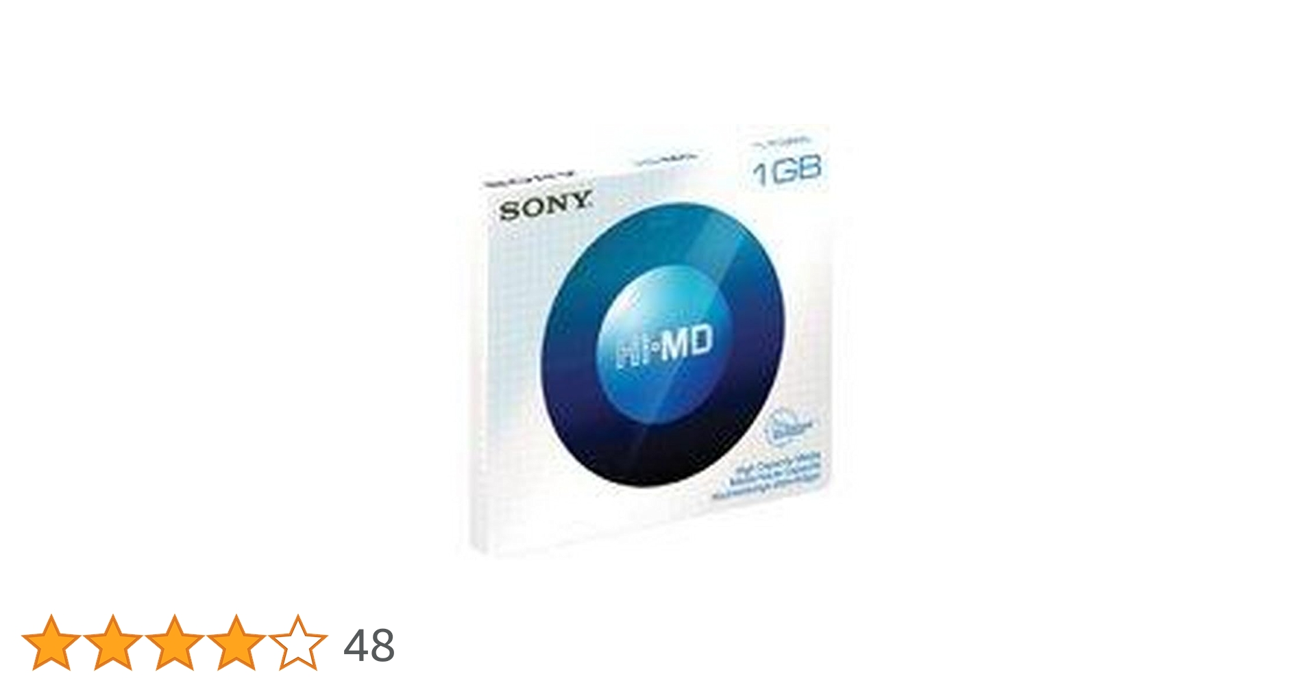 SONY ソニー Hi-MD MDディスク 1GB Amazon.co.jp: Sony Hi - MD MINIDISC ( 1.0 GB ) : 家電＆カメラ