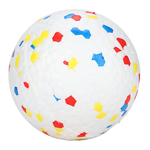 Pelotas para perros Deporte al aire libre Pelota para perros Esponja de alto rebote Pelota para perros Juguetes interactivos para perros Limpieza de dientes molares Pelotas de juguete blancas para per