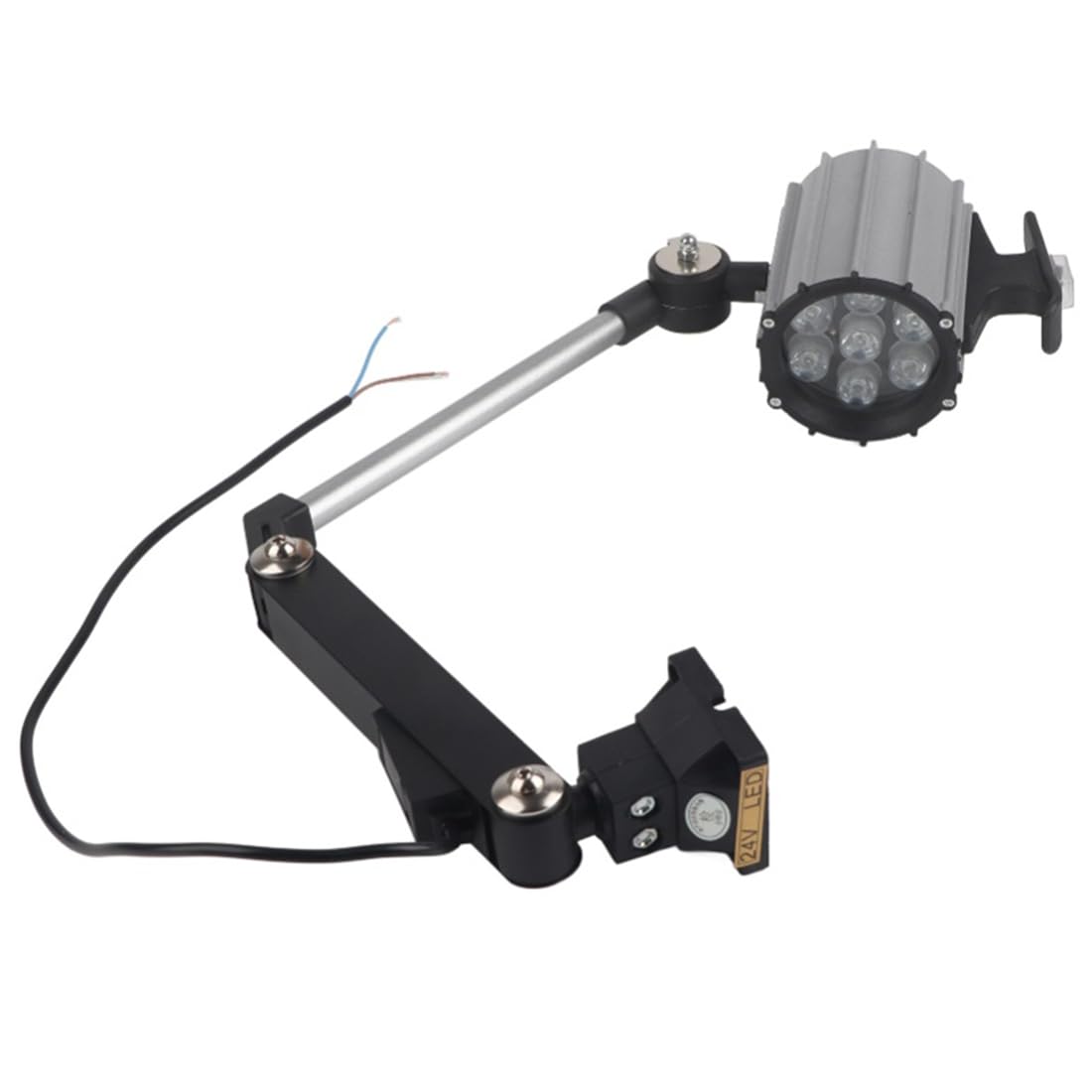 UDSKNV[KSL LED Long Arm Adjustable Multipurpose Worklight with Fixation for CNC Milling Machine for Lathe 7W 24V