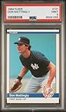 Graded 1984 Fleer Don Mattingly #131 Rookie RC Baseball Card PSA 9 Mint