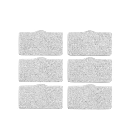 VAMOARPOL Carpet Cleaning Machine Accessories, Mop Cleaning Pads,Compatible for XiaoMi Deerma DEM, ZQ100 ZQ600 ZQ610 Handhold Steam Vacuum Cleaner Mop Cloth Rag Replacement Accessories(6pcs)