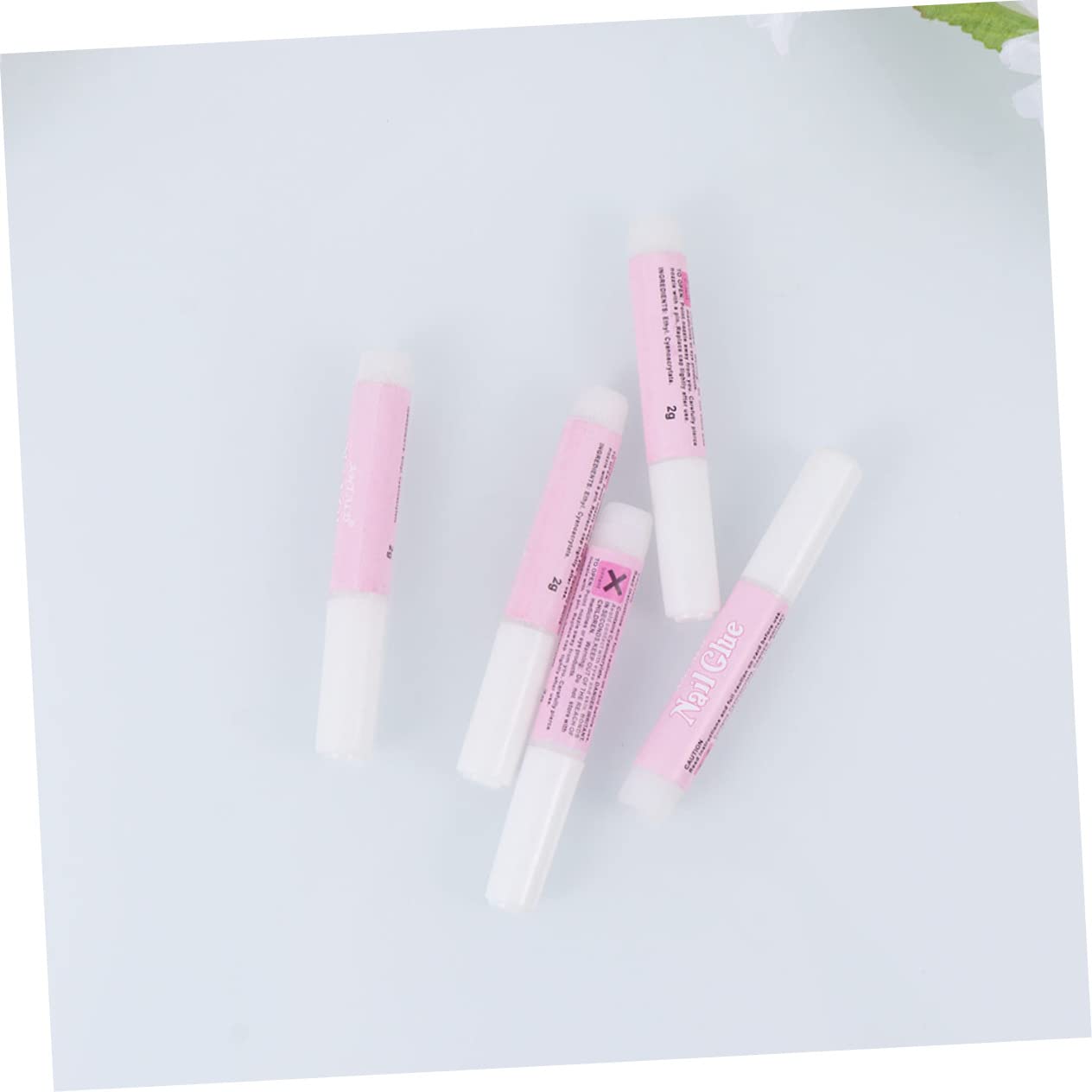 FRCOLOR 75pezzi Colla Per Unghie Acriliche Adesivo Professionale Per Manicure Art Alta Adesione e Asciugatura Rapida Per Unghie False