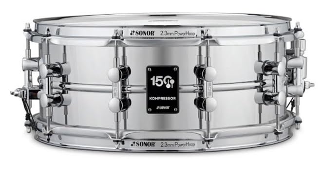 Caisse claire Sonor Kompressor acier 14x6.5 KS 1465 SDS CC 150th anniversaire