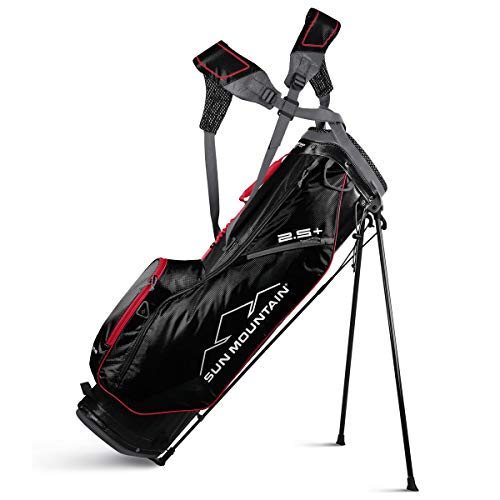 Sun Mountain 2019 2.5+ Stand Bag Black/Red