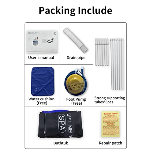 Limited-Time Benefit Products Ice Bath Tub For Cold Plunge Portable Foldable Bathtub For Adult Ideal For Ice Bath Cold Plunge Tub Ice Barrel Adult Size Large Size (8275 Black) #TOP7