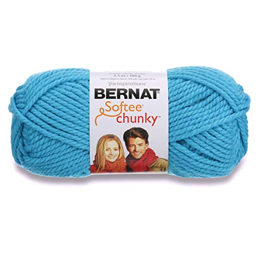 Image of Bernat Softee Chunky Yarn, 3.5 Oz, Gauge 6 Super Bulky, Ultra Blue