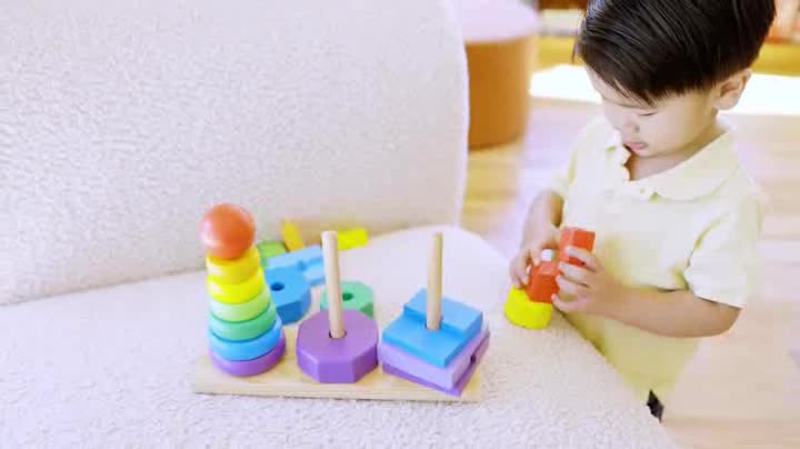 Juguete Apilador Geométrico Melissa & Doug Clásico con 25 piezas Madera Infantil Melissa & Doug MD-1295843 | en línea